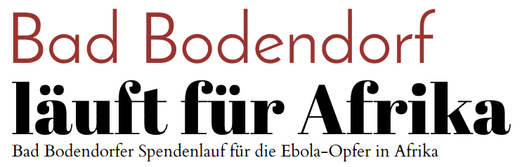 Spendenlauf Bad Bodendorf für Afrika